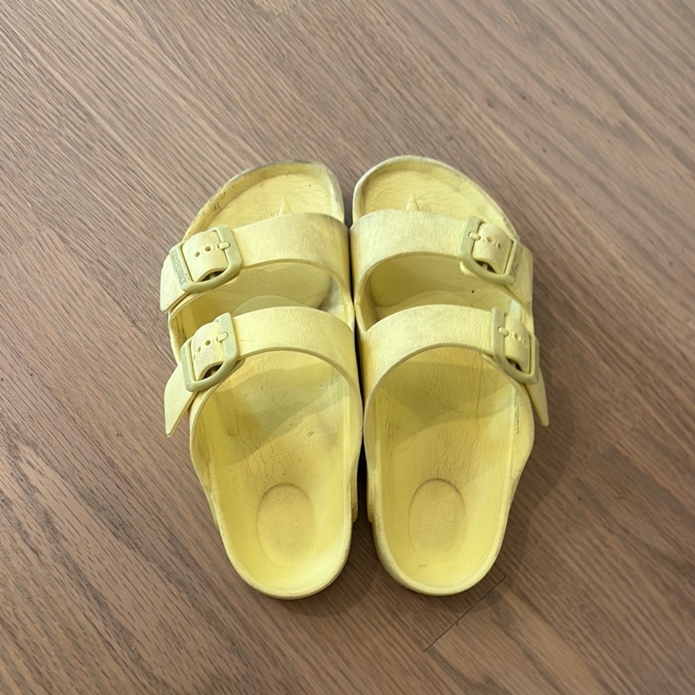Birkenstock Yellow Sandals Lightweight EVA